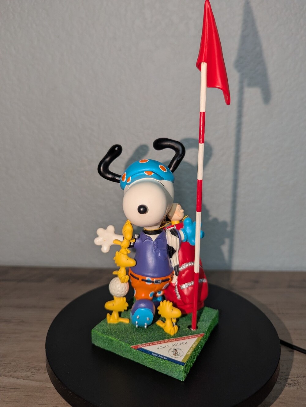 Westland Peanuts On Parade "Jolly Golfer" Snoopy Figurine #8396